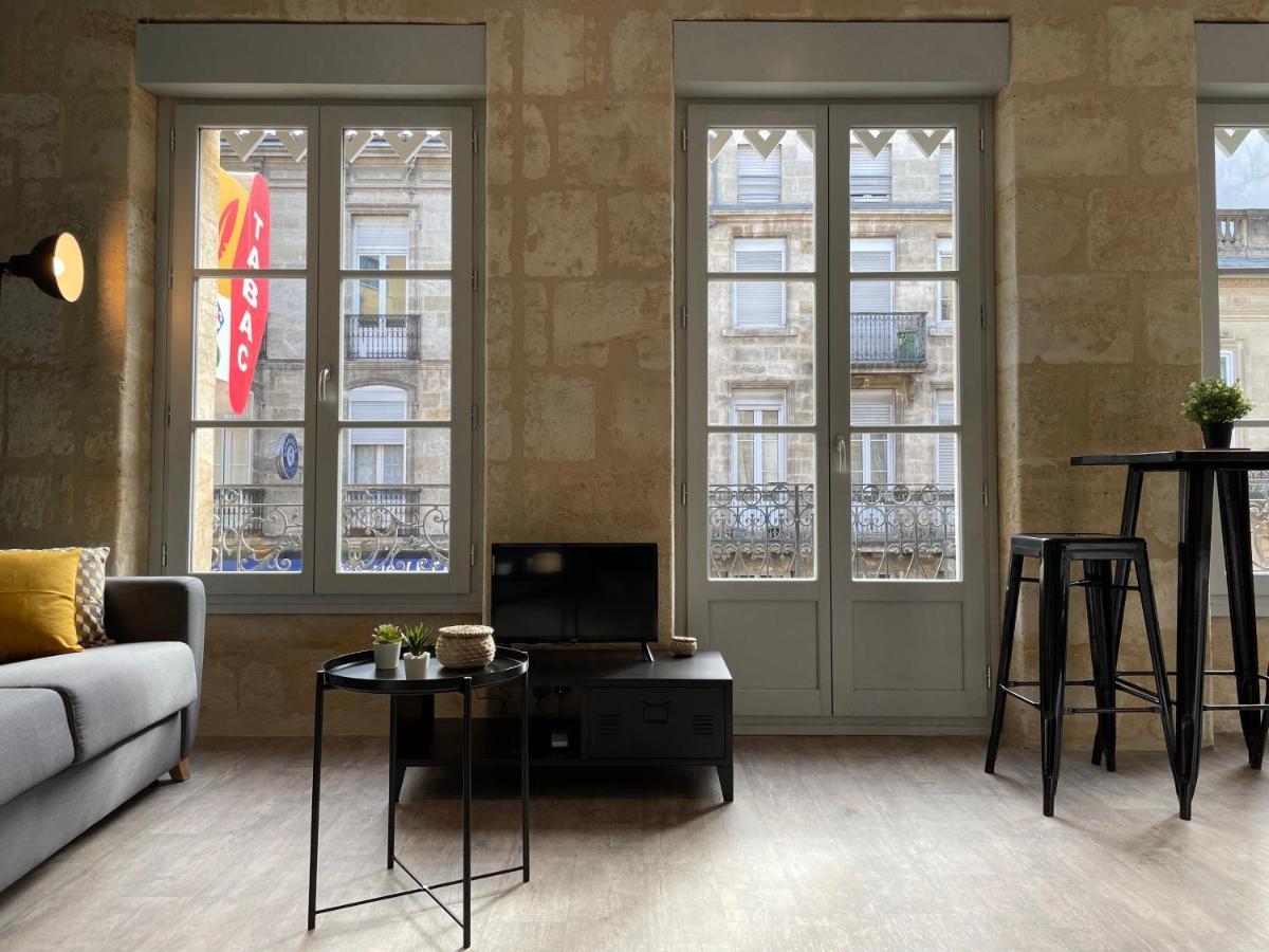Magnifique Appartement Pour 2 Avec Climatisation Et Belle Pierre Bordelaise Bordeaux Bagian luar foto