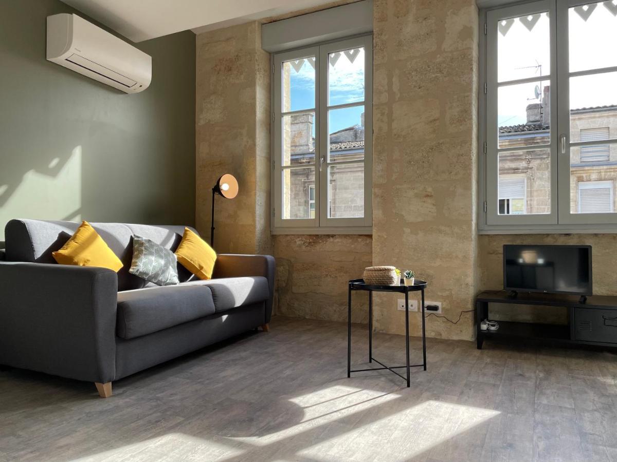Magnifique Appartement Pour 2 Avec Climatisation Et Belle Pierre Bordelaise Bordeaux Bagian luar foto
